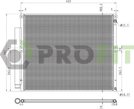 Profit 1770-0400 - Kondenser, kondisioner furqanavto.az