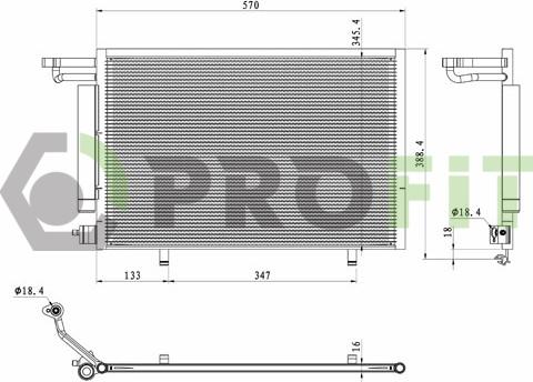 Profit 1770-0523 - Kondenser, kondisioner furqanavto.az