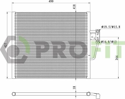 Profit 1770-0062 - Kondenser, kondisioner furqanavto.az