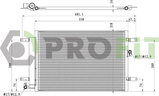 Profit 1770-0006 - Kondenser, kondisioner furqanavto.az