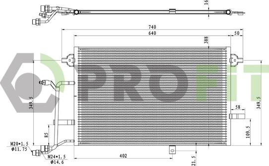 Profit 1770-0003 - Kondenser, kondisioner furqanavto.az