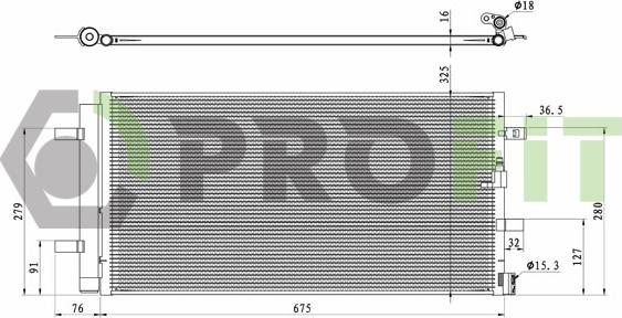 Profit 1770-0023 - Kondenser, kondisioner furqanavto.az