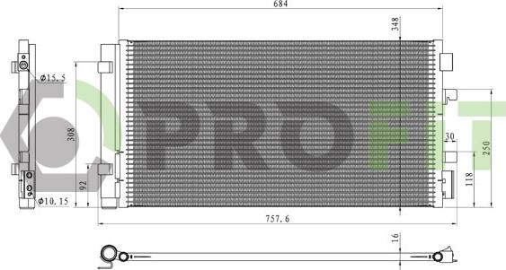 Profit 1770-0378 - Kondenser, kondisioner furqanavto.az