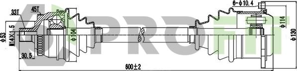 Profit 2730-0201 - Sürücü mili furqanavto.az