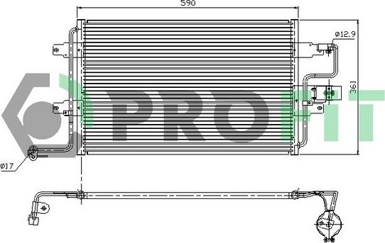 Profit PR 9545C1 - Kondenser, kondisioner furqanavto.az