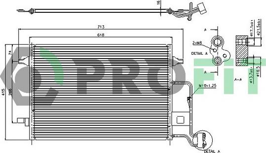 Profit PR 9540C1 - Kondenser, kondisioner furqanavto.az