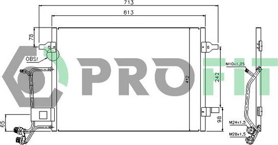 Profit PR 9540C2 - Kondenser, kondisioner furqanavto.az