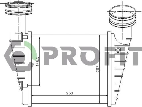 Profit PR 9559T1 - Intercooler, şarj cihazı furqanavto.az