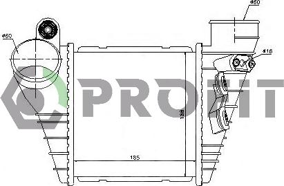 Profit PR 9558T1 - Intercooler, şarj cihazı furqanavto.az