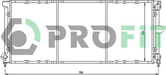 Profit PR 9537A1 - Radiator, mühərrikin soyudulması furqanavto.az