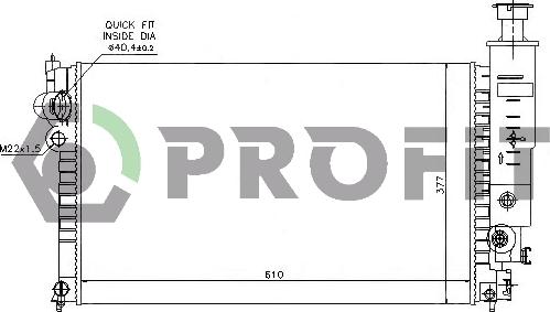 Profit PR 0540A4 - Radiator, mühərrikin soyudulması furqanavto.az