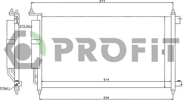 Profit PR 1622C1 - Kondenser, kondisioner furqanavto.az