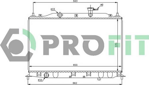 Profit PR 1804A1 - Radiator, mühərrikin soyudulması furqanavto.az