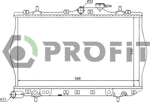 Profit PR 1804A3 - Radiator, mühərrikin soyudulması furqanavto.az