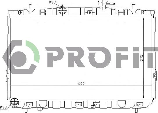 Profit PR 1806A1 - Radiator, mühərrikin soyudulması furqanavto.az