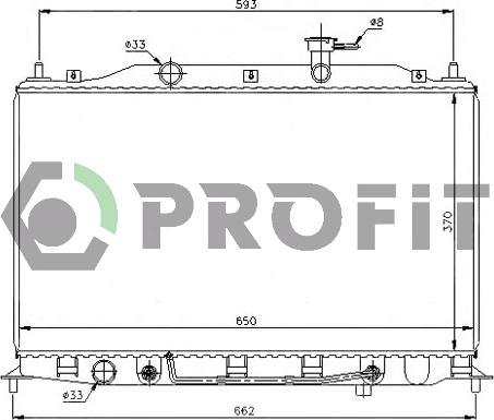 Profit PR 1807A5 - Radiator, mühərrikin soyudulması furqanavto.az