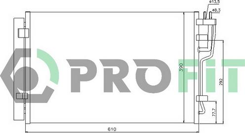 Profit PR 1308C1 - Kondenser, kondisioner furqanavto.az