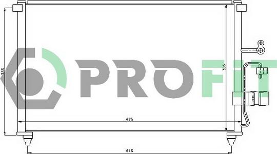Profit PR 8001E2 - Kondenser, kondisioner furqanavto.az