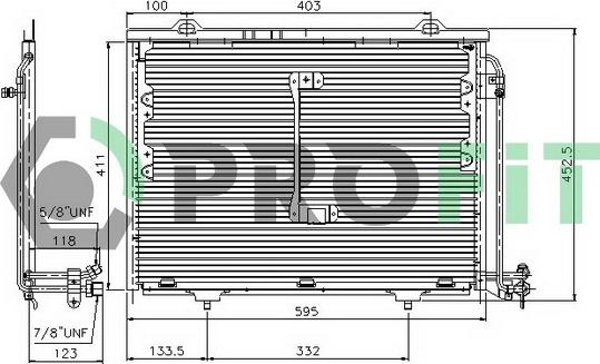 Profit PR 3508C1 - Kondenser, kondisioner furqanavto.az