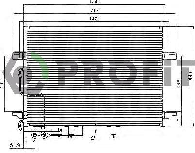 Profit PR 3510C3 - Kondenser, kondisioner furqanavto.az