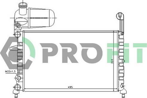 Profit PR 2410A1 - Radiator, mühərrikin soyudulması furqanavto.az