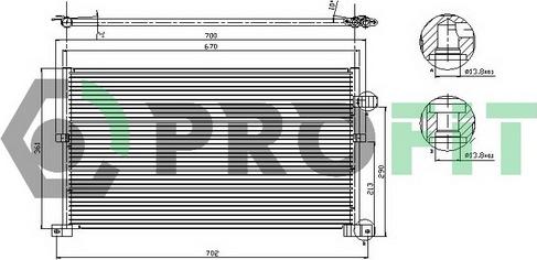 Profit PR 2541C1 - Kondenser, kondisioner furqanavto.az