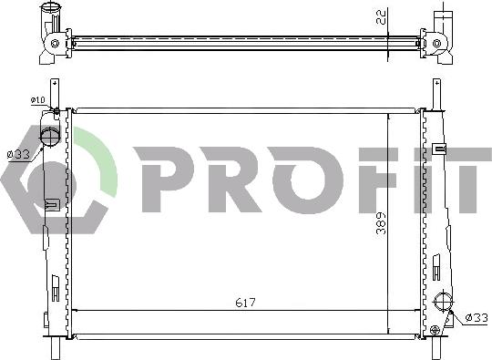 Profit PR 2567N1 - Radiator, mühərrikin soyudulması furqanavto.az