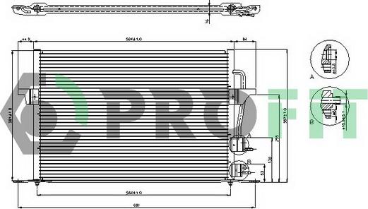 Profit PR 2533C1 - Kondenser, kondisioner furqanavto.az