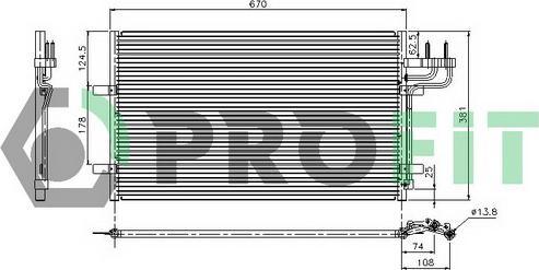 Profit PR 2537C1 - Kondenser, kondisioner furqanavto.az