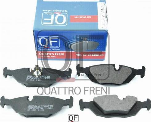 Quattro Freni QF54700 - Əyləc altlığı dəsti, əyləc diski furqanavto.az