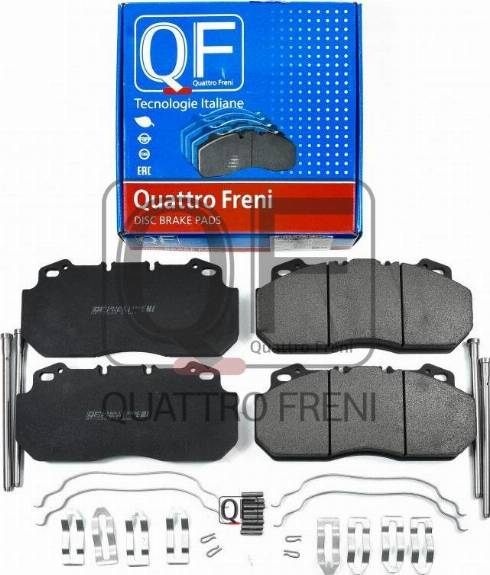 Quattro Freni QF72050 - Əyləc altlığı dəsti, əyləc diski furqanavto.az