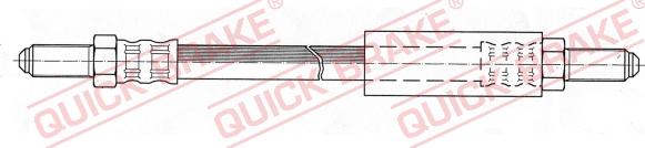 QUICK BRAKE 42.304 - Əyləc şlanqı furqanavto.az