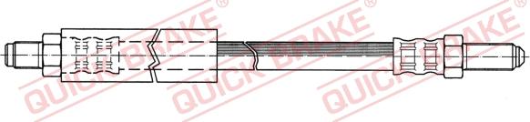 QUICK BRAKE 42.301 - Əyləc şlanqı furqanavto.az