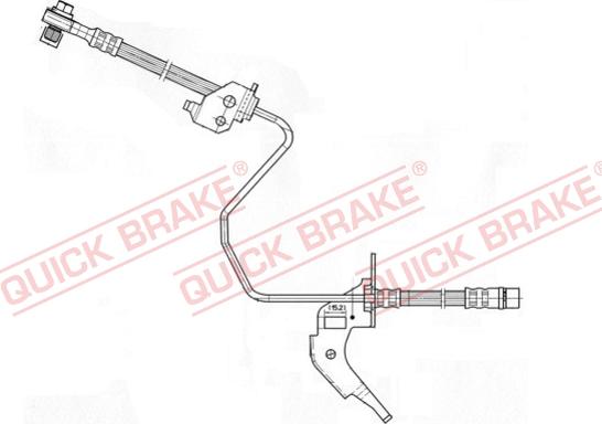 QUICK BRAKE 59.959X - Əyləc şlanqı furqanavto.az