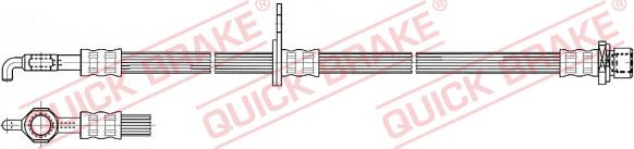 QUICK BRAKE 59.963 - Əyləc şlanqı furqanavto.az