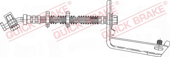 QUICK BRAKE 59.927X - Əyləc şlanqı furqanavto.az