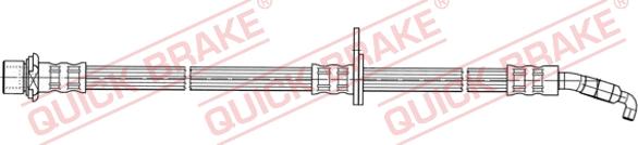 QUICK BRAKE 50.990 - Əyləc şlanqı furqanavto.az