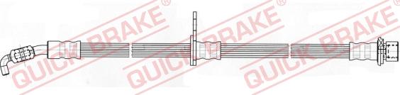 QUICK BRAKE 50.978 - Əyləc şlanqı furqanavto.az