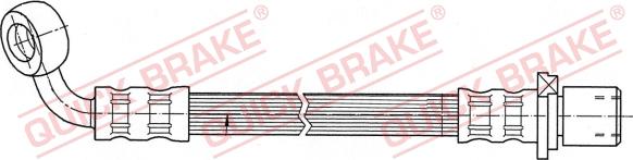 QUICK BRAKE 50.059 - Əyləc şlanqı furqanavto.az