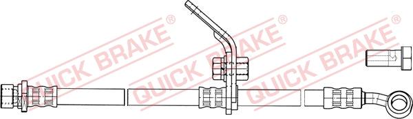 QUICK BRAKE 50.844X - Əyləc şlanqı furqanavto.az