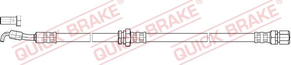 QUICK BRAKE 50.852X - Əyləc şlanqı furqanavto.az