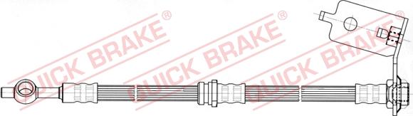 QUICK BRAKE 50.819 - Əyləc şlanqı furqanavto.az