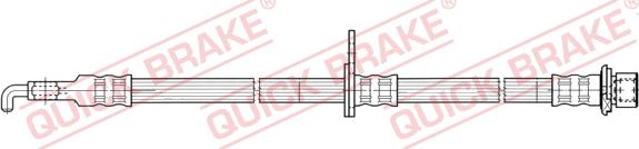 QUICK BRAKE 50.828 - Əyləc şlanqı furqanavto.az