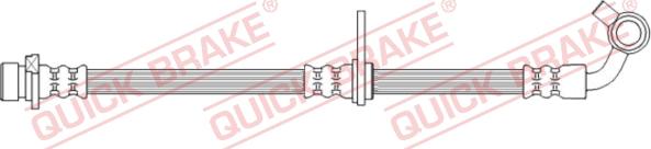 QUICK BRAKE 50.740 - Əyləc şlanqı furqanavto.az