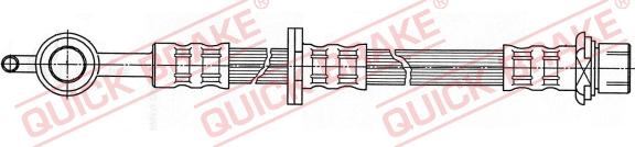 QUICK BRAKE 58.999 - Əyləc şlanqı furqanavto.az