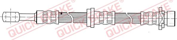 QUICK BRAKE 58.952 - Əyləc şlanqı furqanavto.az