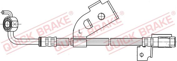 QUICK BRAKE 58.915 - Əyləc şlanqı furqanavto.az