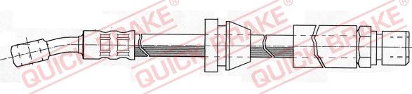 QUICK BRAKE 58.918 - Əyləc şlanqı furqanavto.az