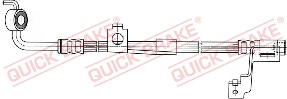 QUICK BRAKE 58.913X - Əyləc şlanqı furqanavto.az