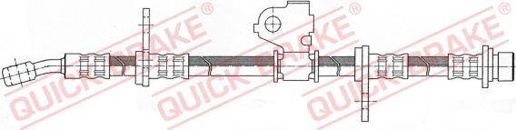 QUICK BRAKE 58.924 - Əyləc şlanqı furqanavto.az